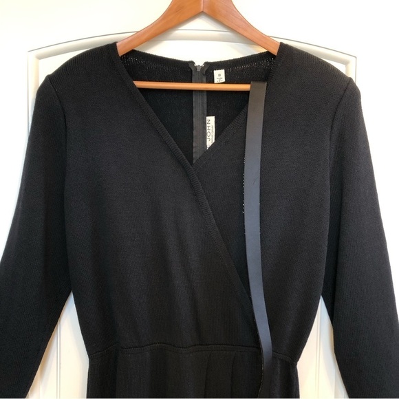 Vintage St. John Dress, Black, Size 10 - Picture 3 of 10